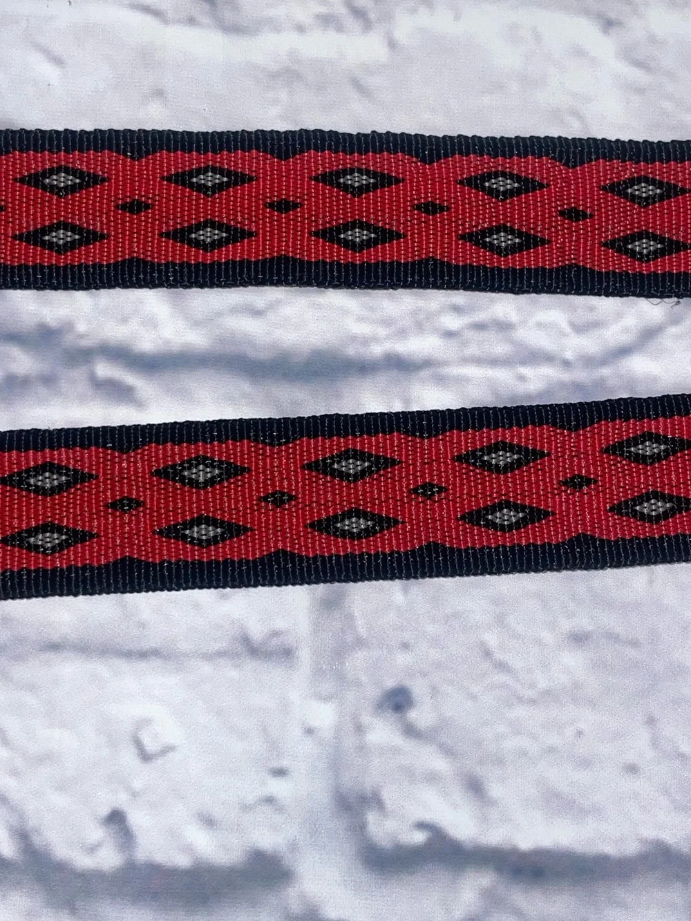 Bison Designs Black and Red Belt - Medium
